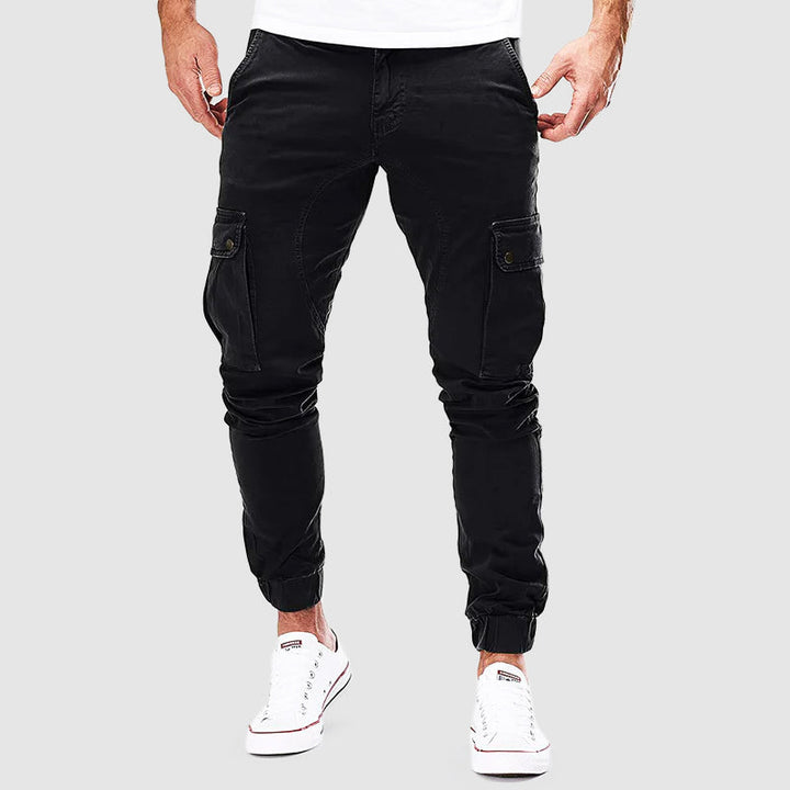 Pantaloni Cargo Uomo Tessuto Autunnale Comodi - Vesarelli