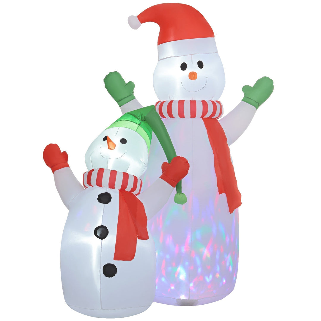 Decorazione Giardino Pupazzo di Neve Illuminato Grande - Vesarelli