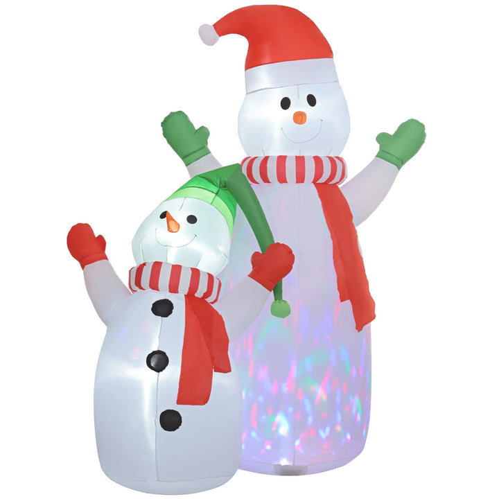 Decorazione Giardino Pupazzo di Neve Illuminato Grande - Vesarelli