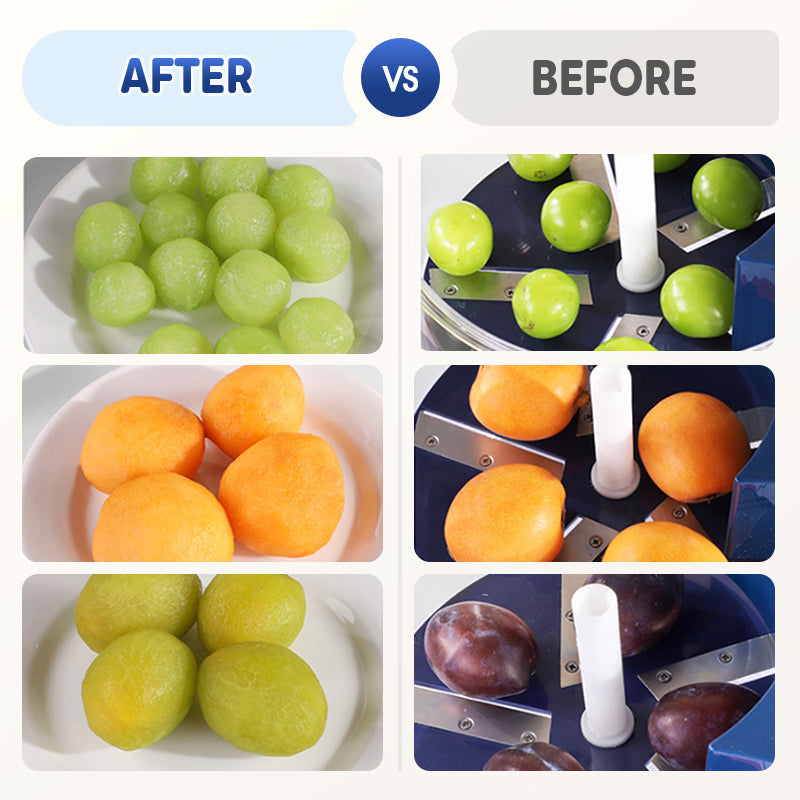 FruitEase | Pelapatate elettrico portatile per frutta e verdura per una preparazione senza sforzo 1