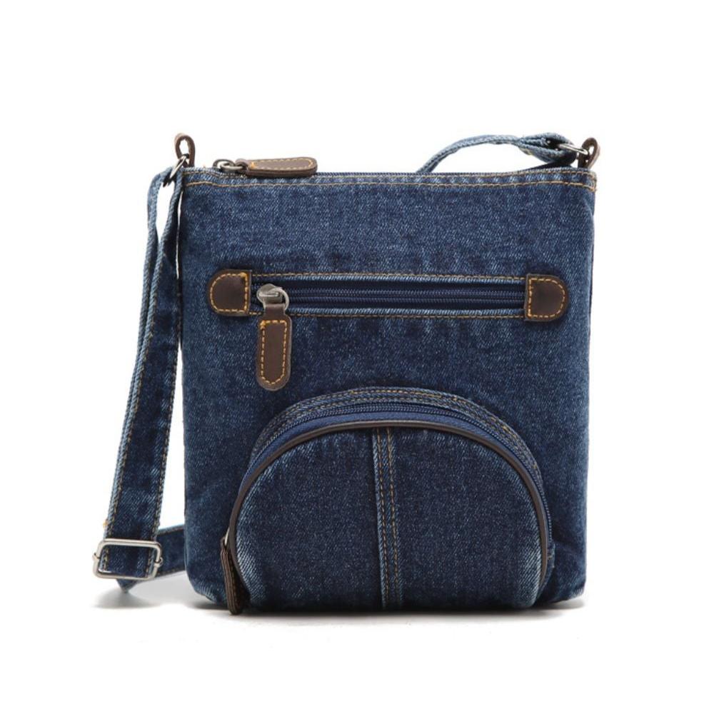 Borsa a Tracolla Donna in Denim Stile Mini - Vesarelli
