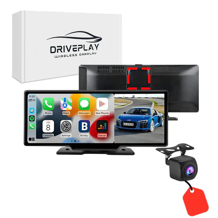 Caricabatterie Auto Wireless Smart Connect Compatibile CarPlay Android - Vesarelli