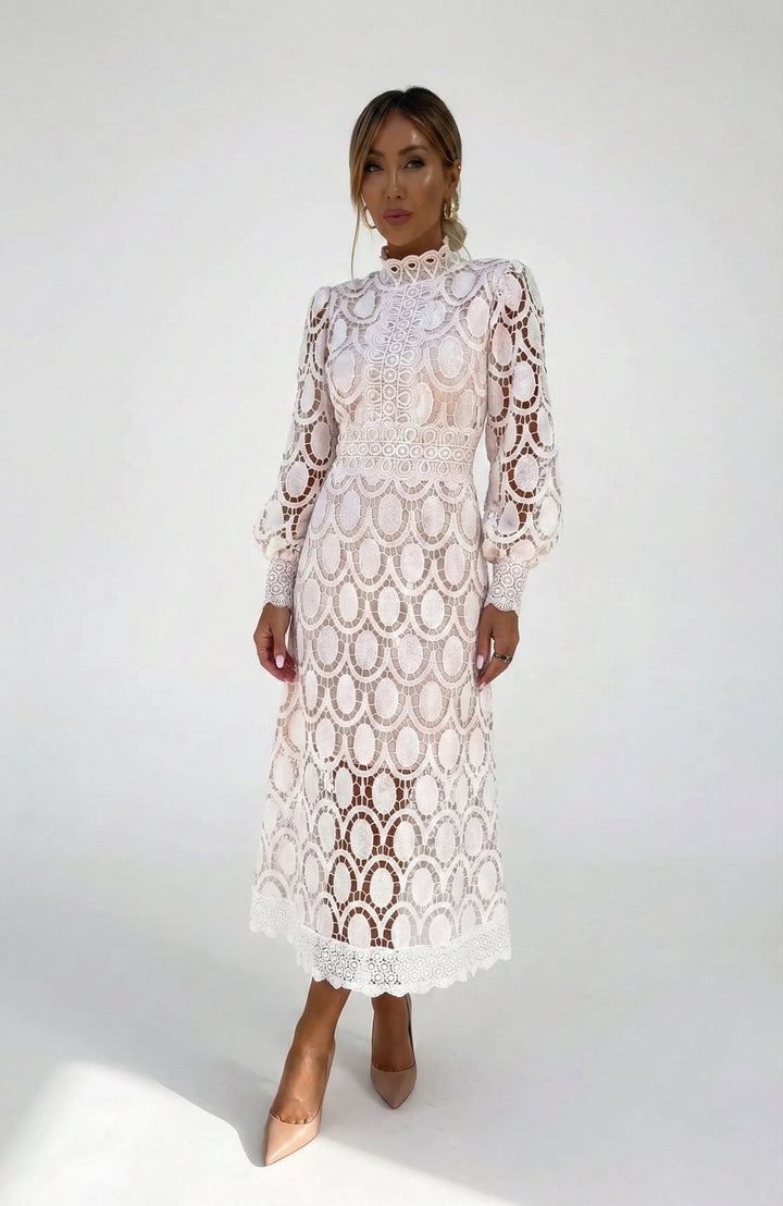 Abito Midi Cerimonia Donna Elegante Vestibilità Regolare - Vesarelli