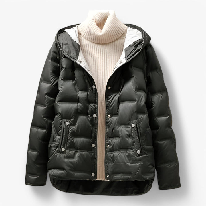Giacca Invernale Donna | Cappuccio Removibile & Chiusura Zip Nascosta