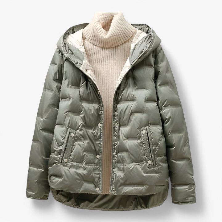 Giacca Invernale Donna | Cappuccio Removibile & Chiusura Zip Nascosta