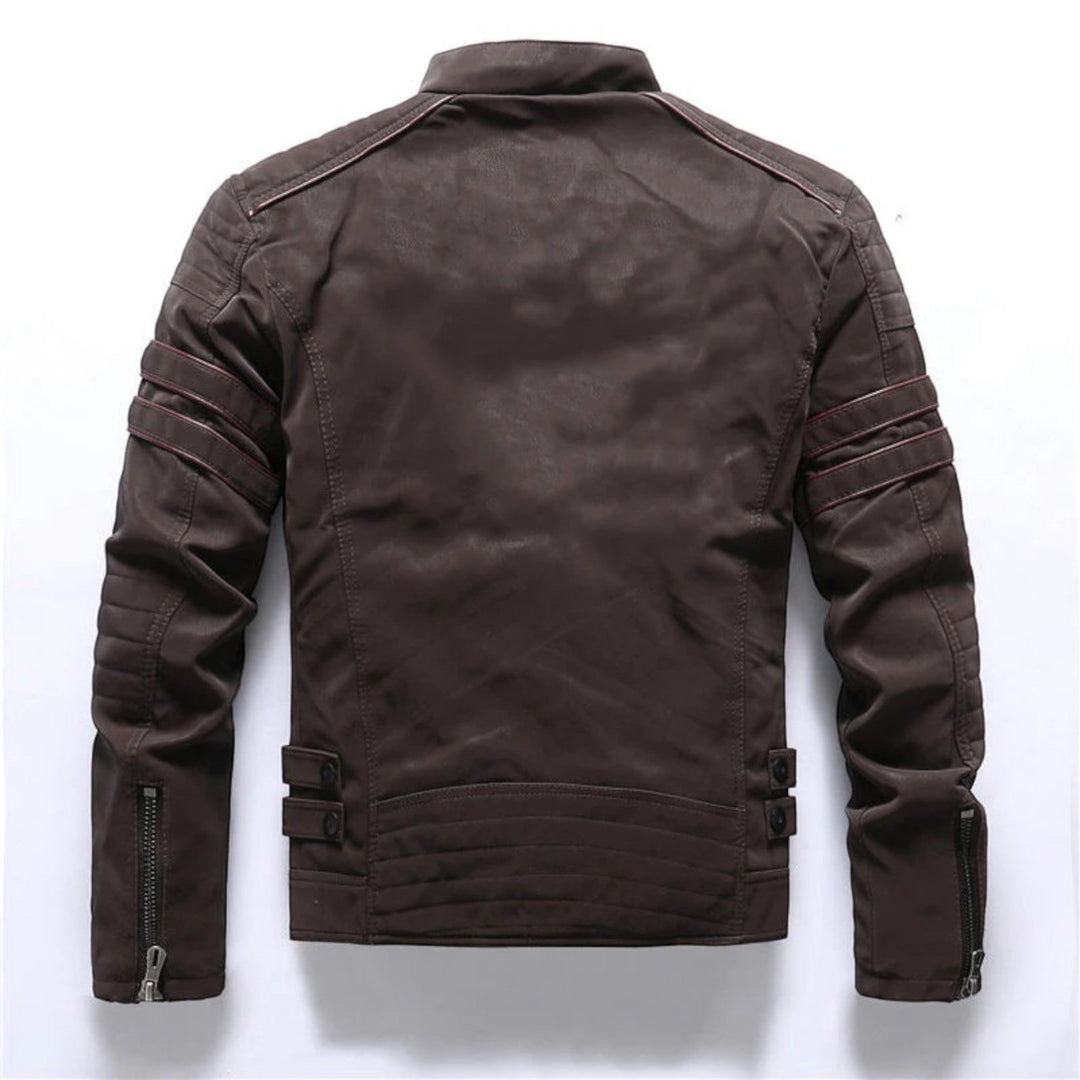 Giacca Moto Uomo | Cerniera Rapida & Tasche Sicure