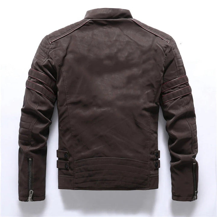 Giacca Moto Uomo | Cerniera Rapida & Tasche Sicure
