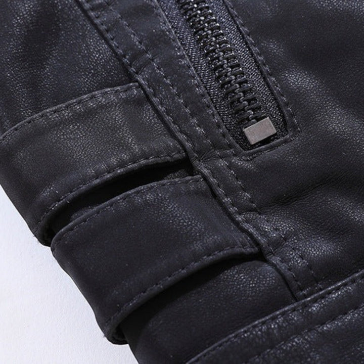 Giacca Moto Uomo | Cerniera Rapida & Tasche Sicure
