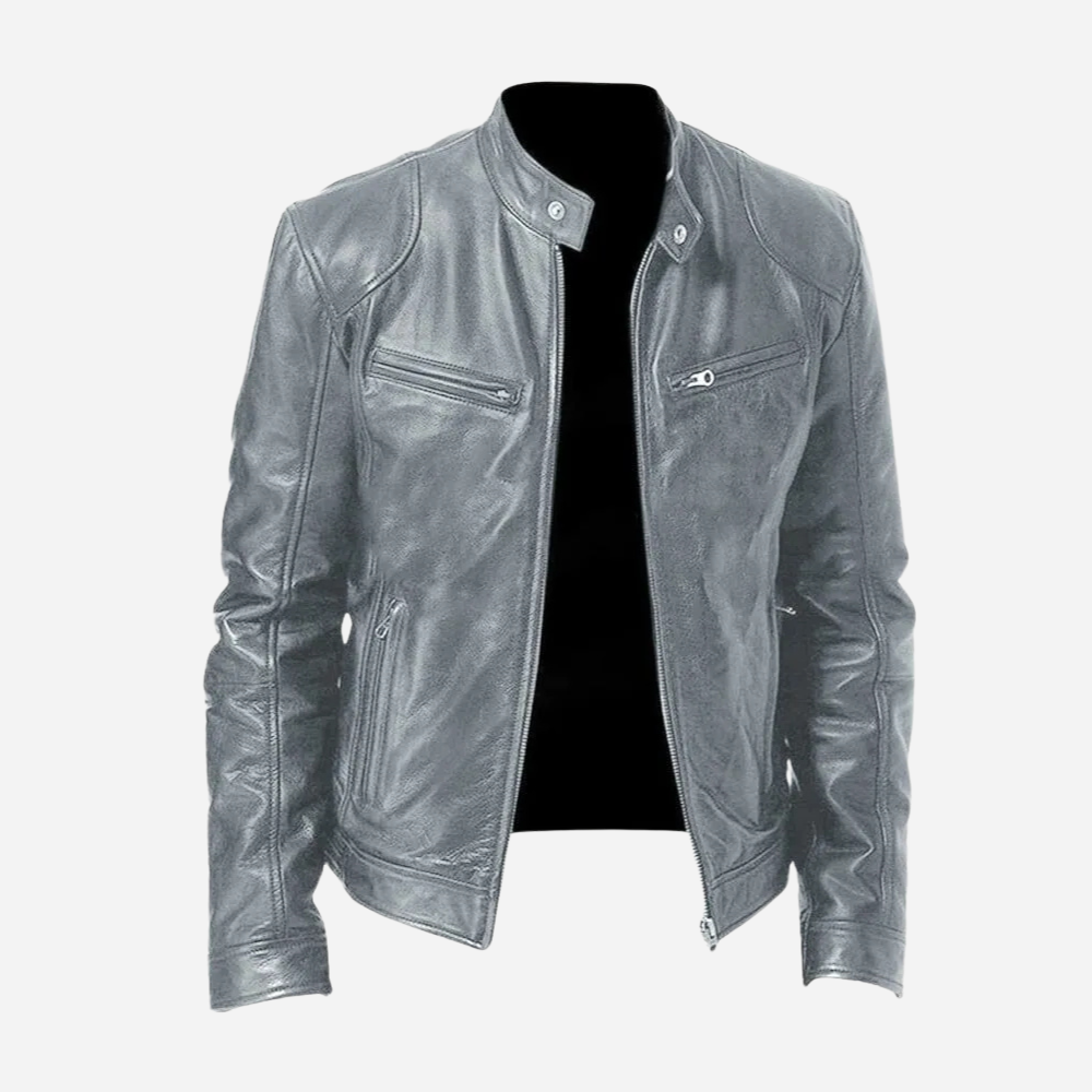 Giacca moto Uomo | Taglio slim & Look urbano