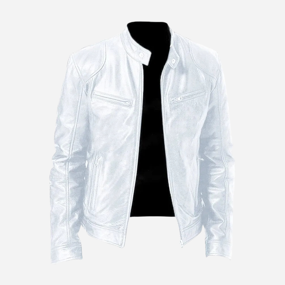 Giacca moto Uomo | Taglio slim & Look urbano