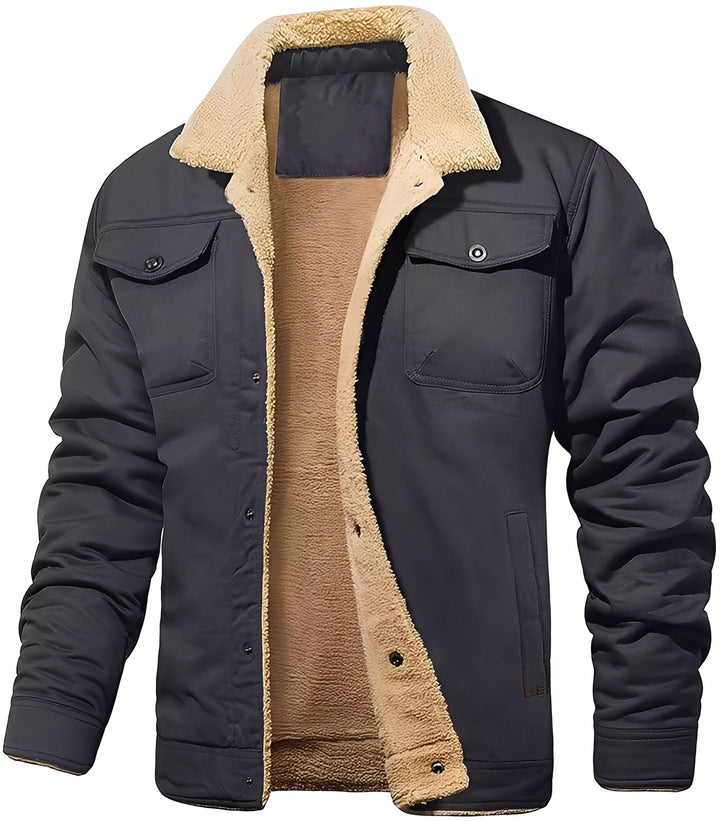 Giacca Bomber Leggera Con Fodera Per Uomo | Naxter Grigio