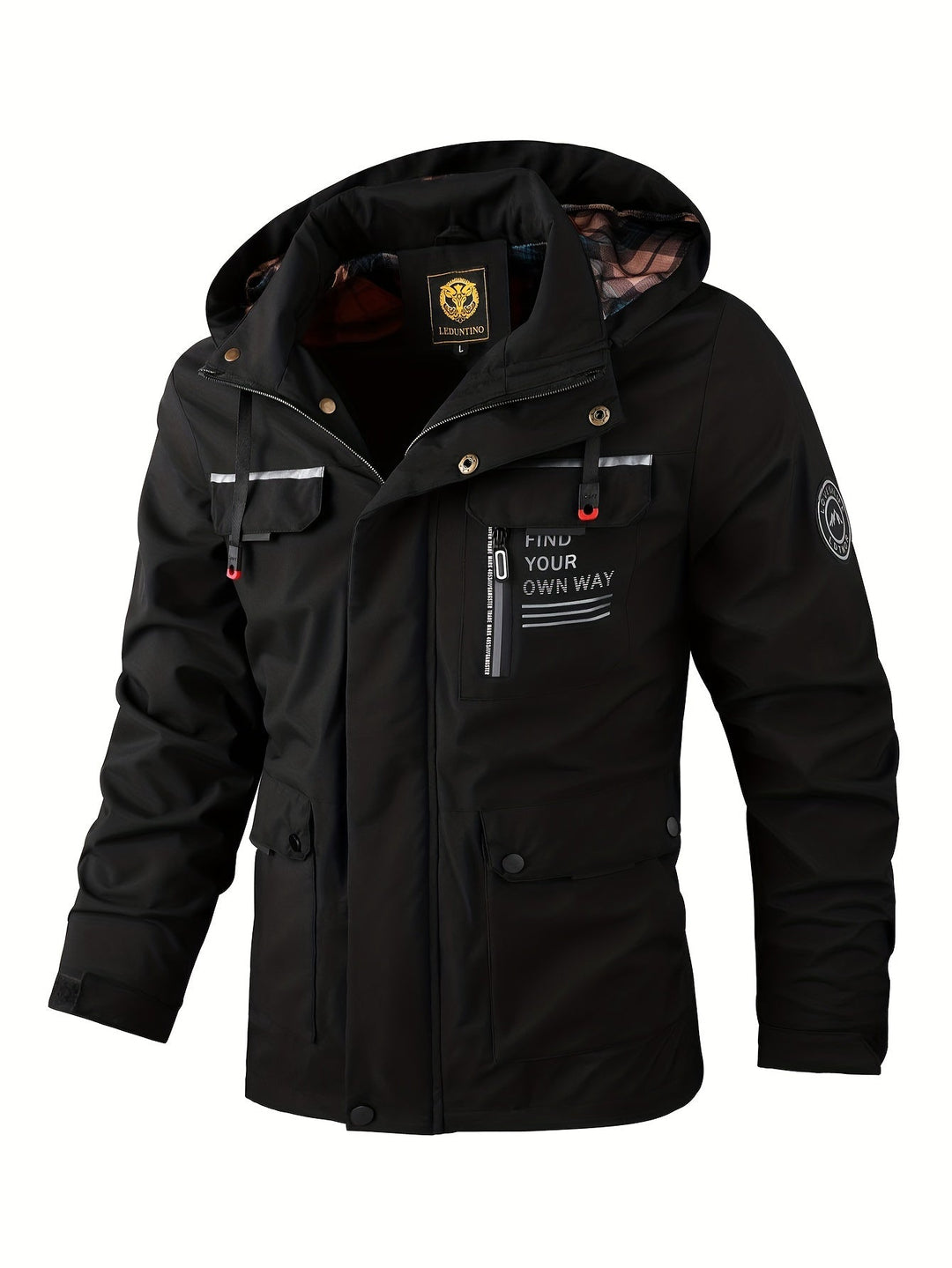 Giacca Invernale Uomo Impermeabile con Cappuccio – Giubbotto Antivento per Attività Outdoor, Comfort e Protezione 2