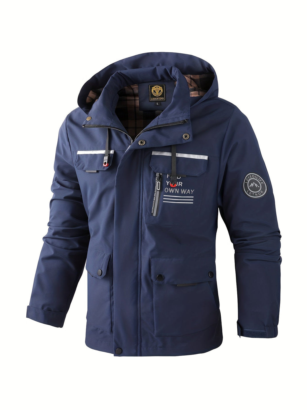 Giacca Invernale Uomo Impermeabile con Cappuccio – Giubbotto Antivento per Attività Outdoor, Comfort e Protezione 4