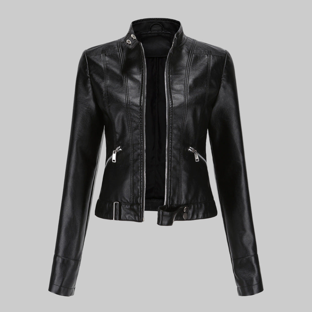 Giacca Donna in Pelle Elegante Vestibilità Classica - Vesarelli