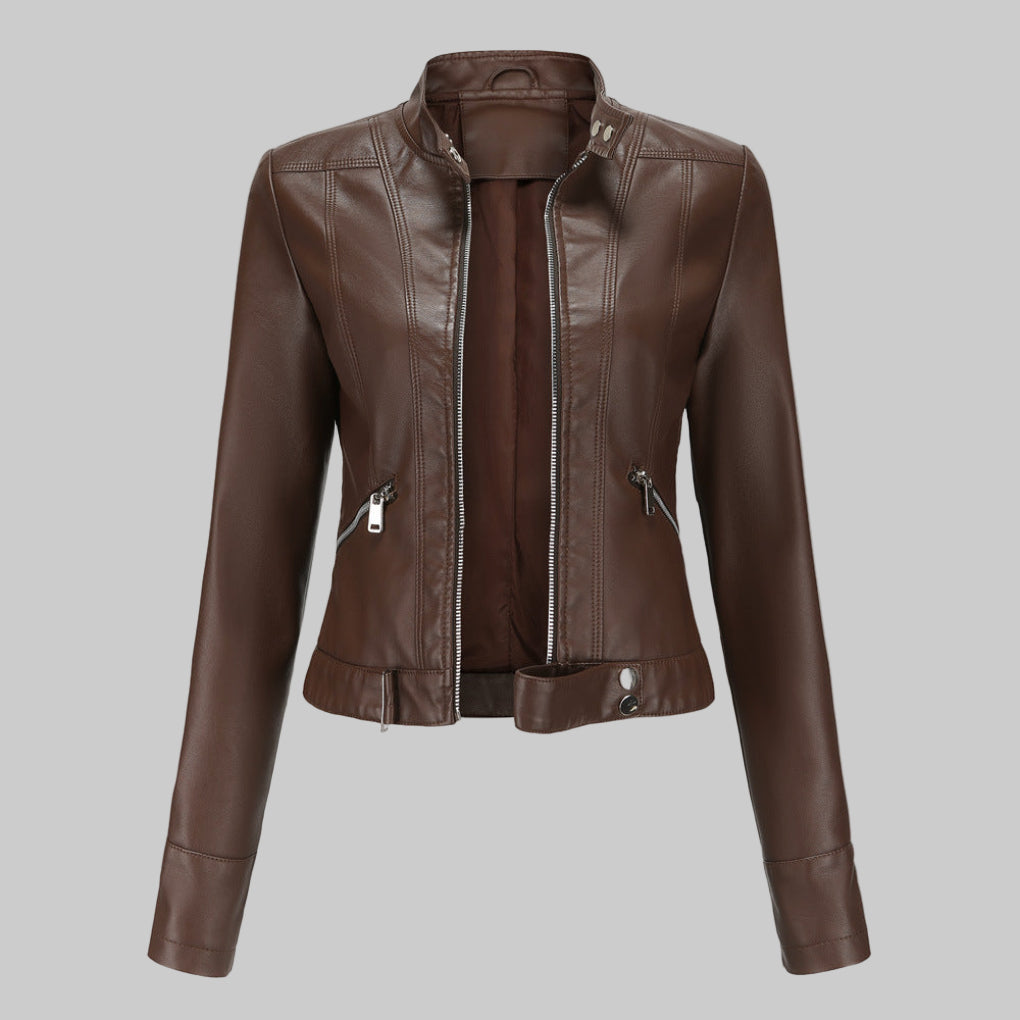 Giacca in pelle da donna elegante per occasioni formali e casual 2