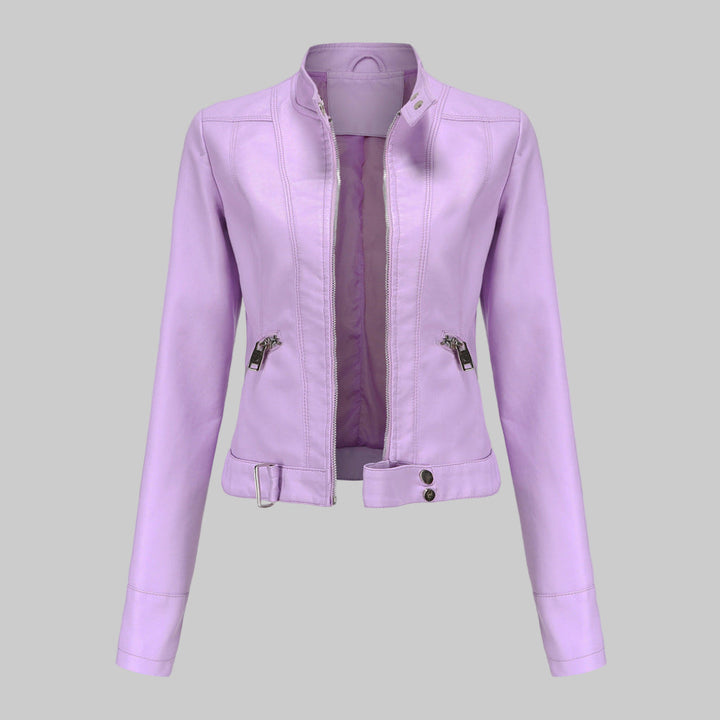 Giacca in pelle da donna elegante per occasioni formali e casual 3