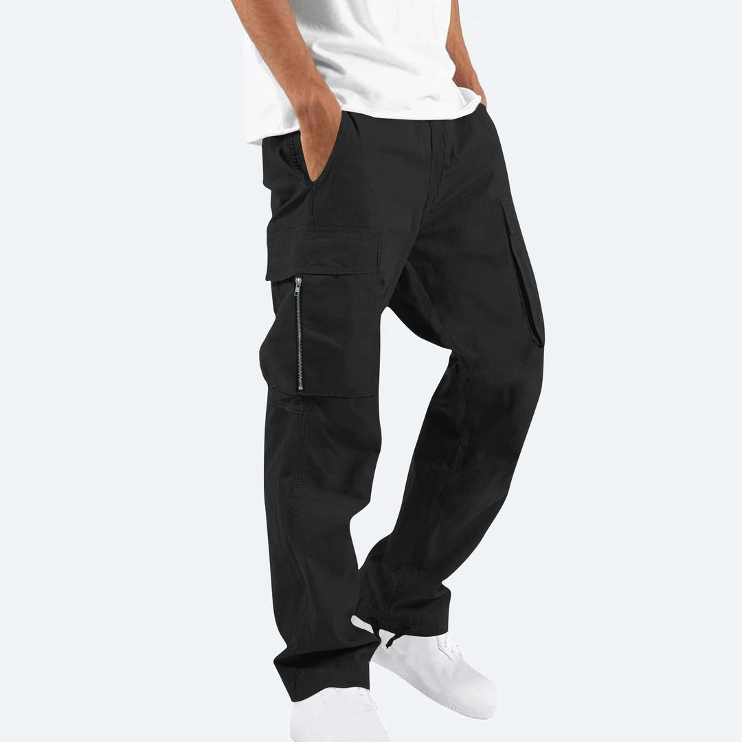 Pantaloni Cargo Uomo Tessuto Morbido Vestibilità Comoda - Vesarelli