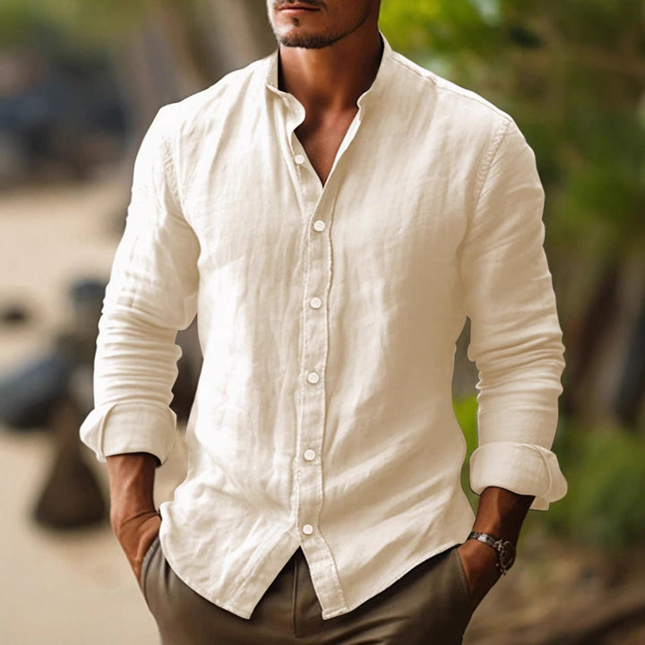 Gioacchino | Camicia Lino Uomo – Elegante, Leggera & Moderna 4