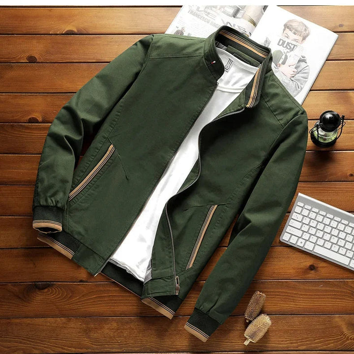 Giubbotto Uomo Bomber Elegante e Versatile per Primavera e Autunno, Comfort e Stile Assicurati 4