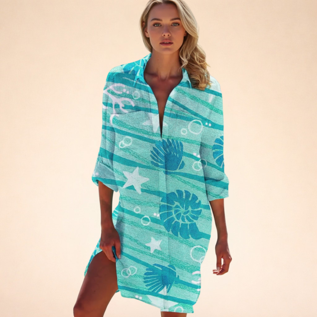 Giulia | Abito Estivo Chemisier – Elegante, Leggero & Versatile per Donna 2
