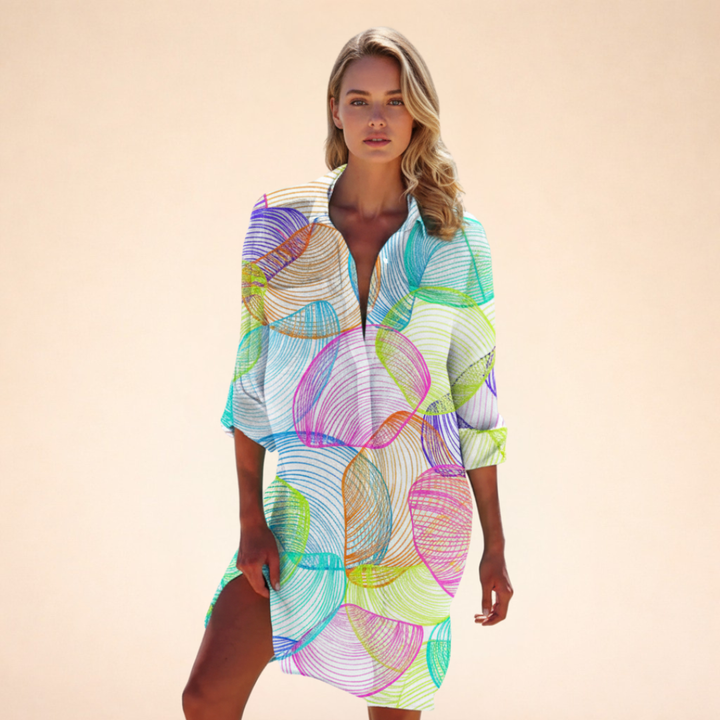 Giulia | Abito Estivo Chemisier – Elegante, Leggero & Versatile per Donna 3