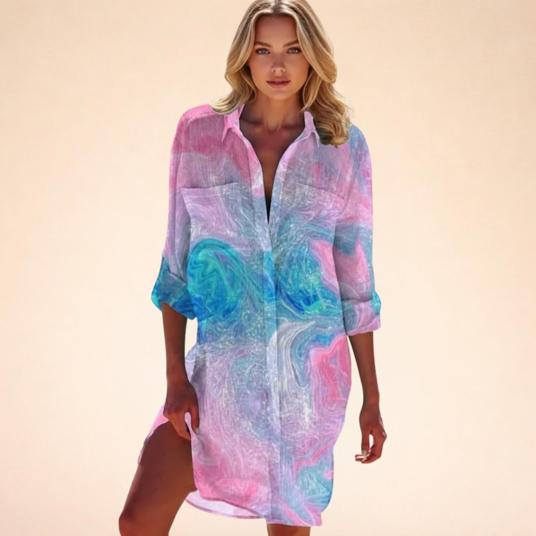 Giulia | Abito Estivo Chemisier – Elegante, Leggero & Versatile per Donna 4