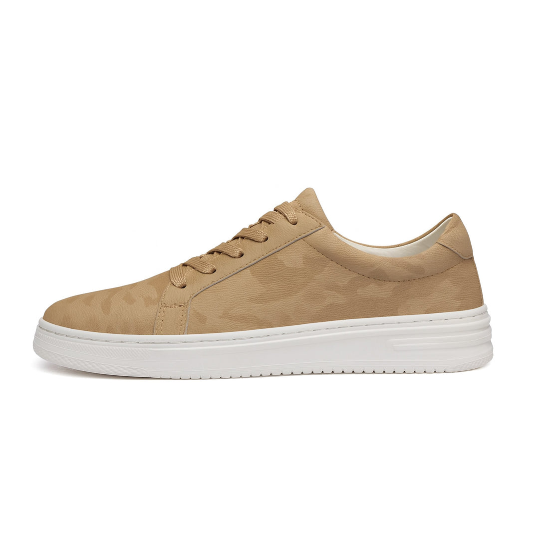 Sneakers Uomo con Rialzo Interno e Texture Morbida Comfort - Vesarelli