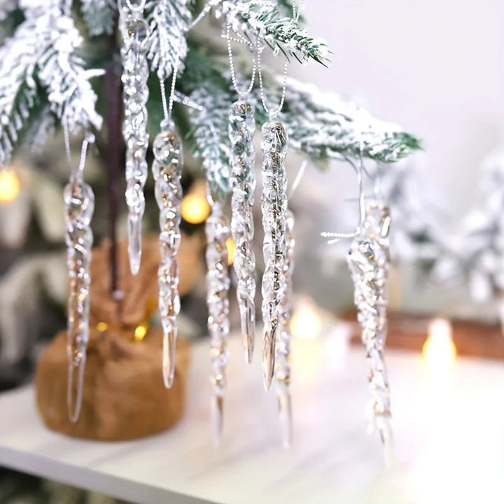 GlossIce | Decorazioni di ghiaccioli di cristallo per eleganti alberi di Natale 5