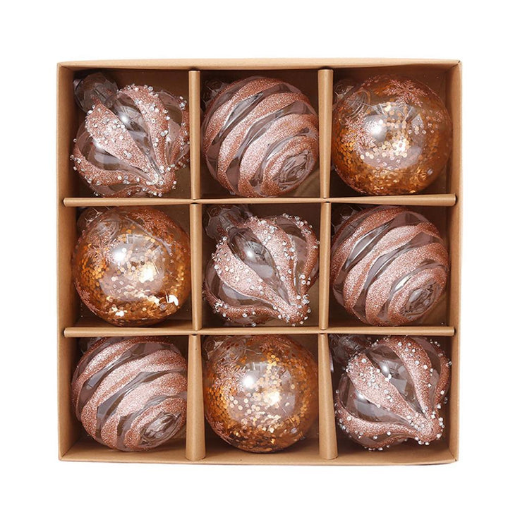 Set Palline Albero di Natale Decorazione Elegante - Vesarelli