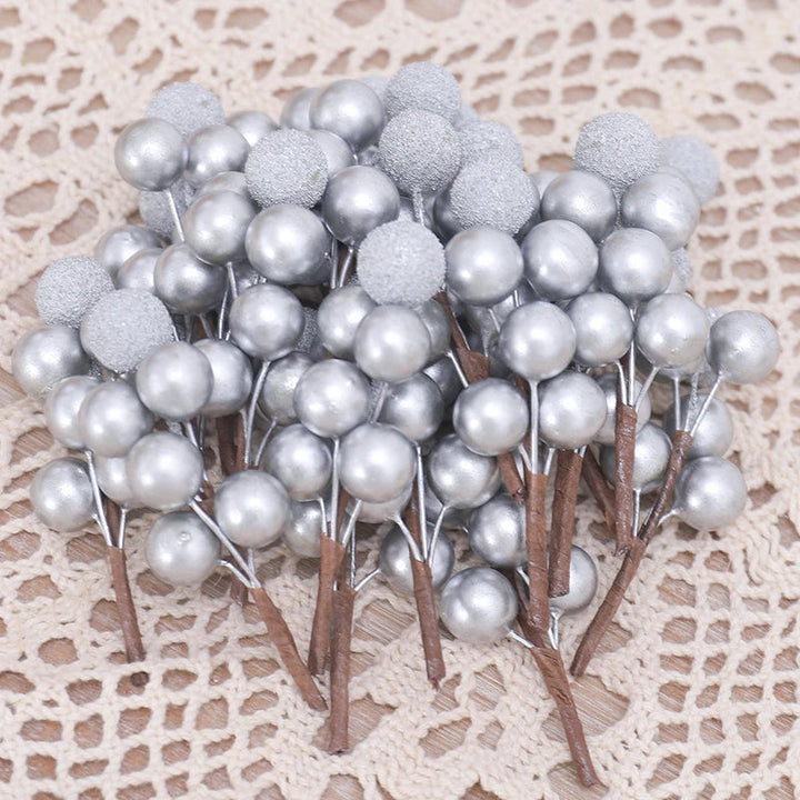 Golden Elegance | Set di bouquet per albero di Natale per decorazioni festive 2