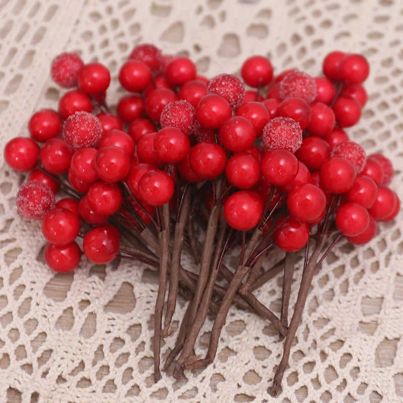 Golden Elegance | Set di bouquet per albero di Natale per decorazioni festive 4