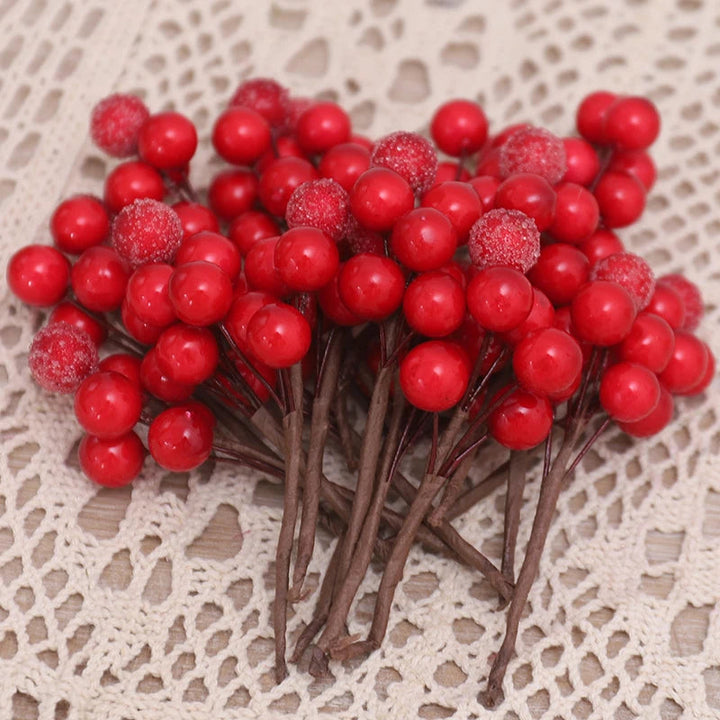 Golden Elegance | Set di bouquet per albero di Natale per decorazioni festive 4