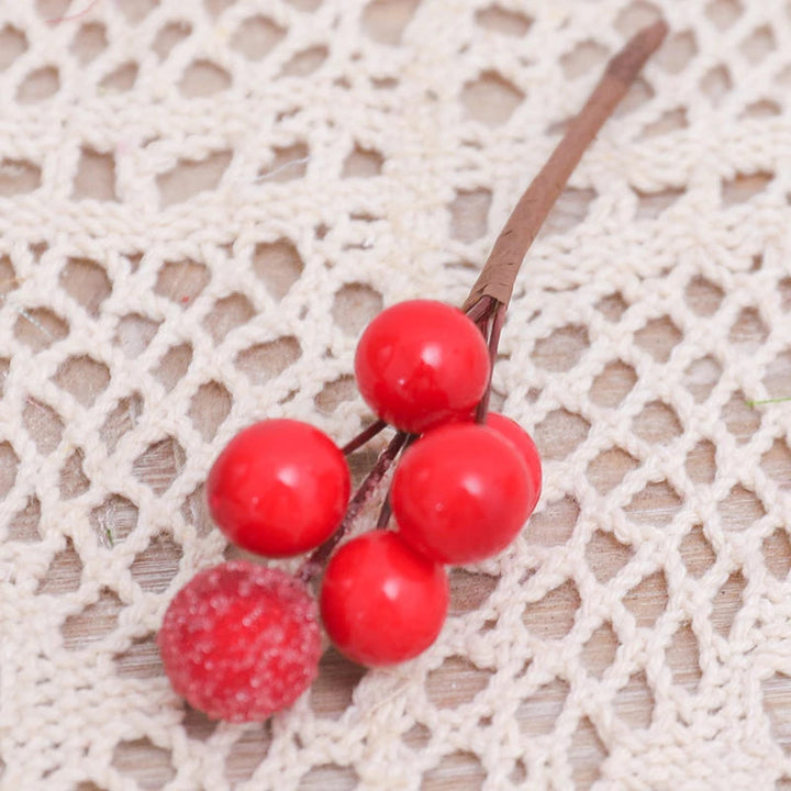 Golden Elegance | Set di bouquet per albero di Natale per decorazioni festive 8
