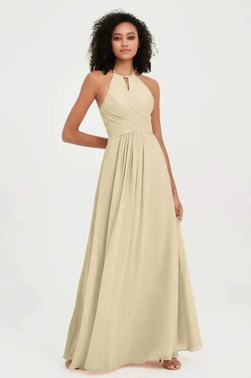 Abito Maxi Donna Stile Americana Elegante