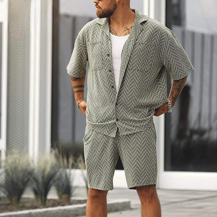 Completo Estivo Uomo Pantaloncini Classici