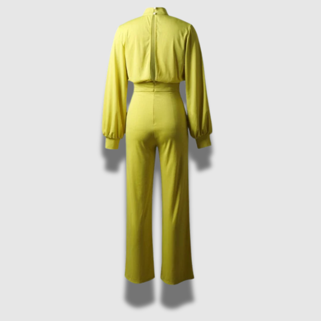 Tuta Donna con Colletto in Piedi Design Elegante Slim