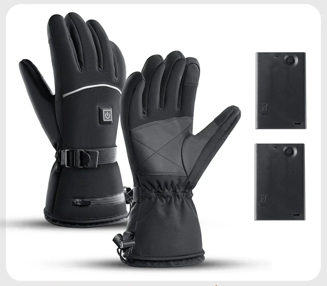 Guanti da moto riscaldati: abbigliamento invernale impermeabile con batteria ricaricabile, funzione touchscreen e protezione termica superiore 2