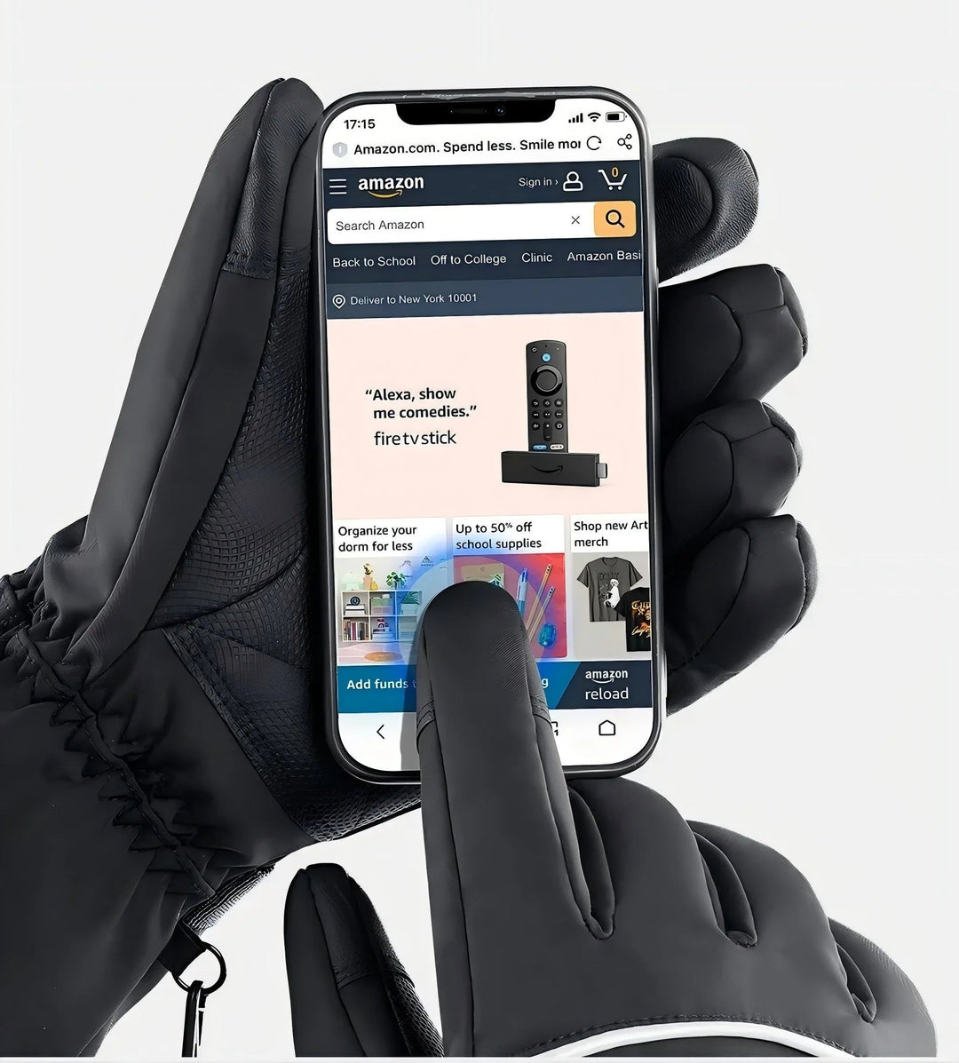 Guanti da moto riscaldati: abbigliamento invernale impermeabile con batteria ricaricabile, funzione touchscreen e protezione termica superiore 4