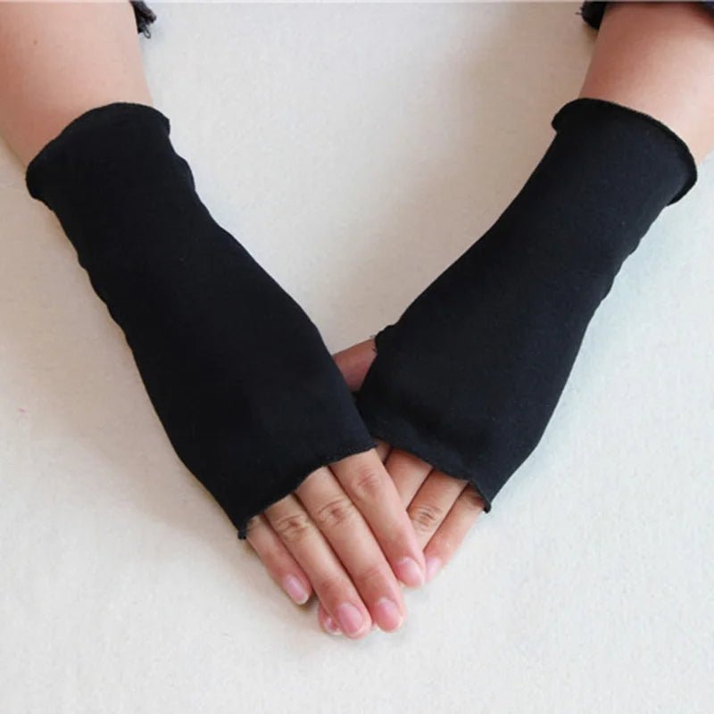 Guanti in peluche a mezze dita: calore invernale elegante per uomini e donne con flessibilità senza dita 8