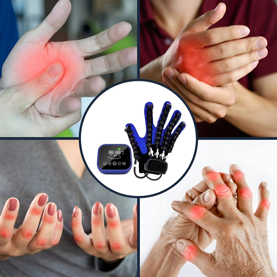Guanti robotici per riabilitazione avanzata - Dispositivo per esercizi delle dita per pazienti colpiti da ictus 2