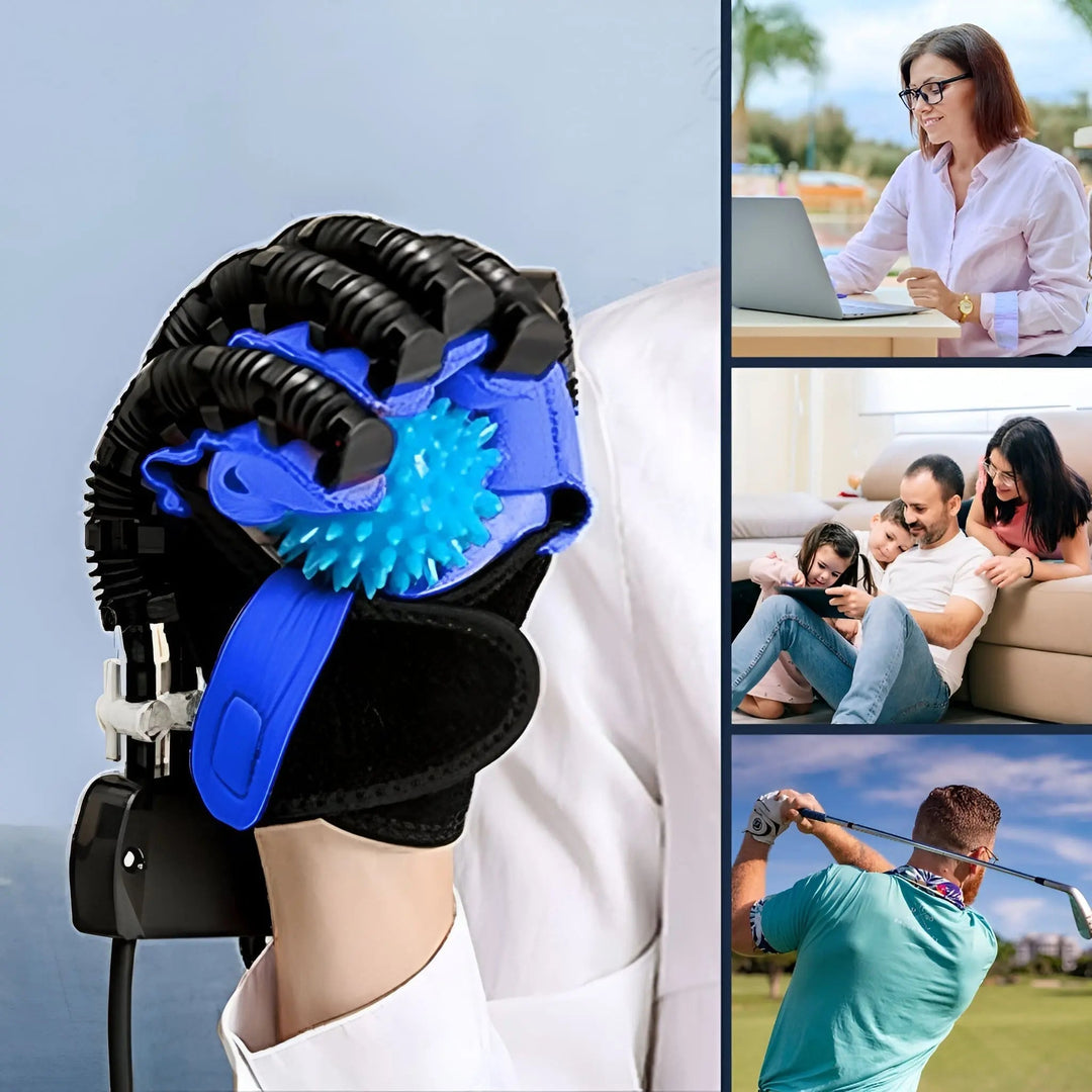 Guanti robotici per riabilitazione avanzata - Dispositivo per esercizi delle dita per pazienti colpiti da ictus 5