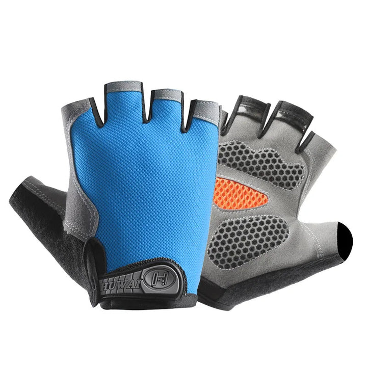 Guanti traspiranti antiscivolo a mezze dita – Guanti da fitness e ciclismo per allenamenti estivi 10