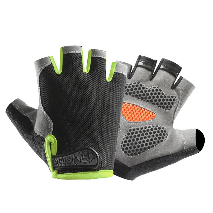 Guanti traspiranti antiscivolo a mezze dita – Guanti da fitness e ciclismo per allenamenti estivi 38