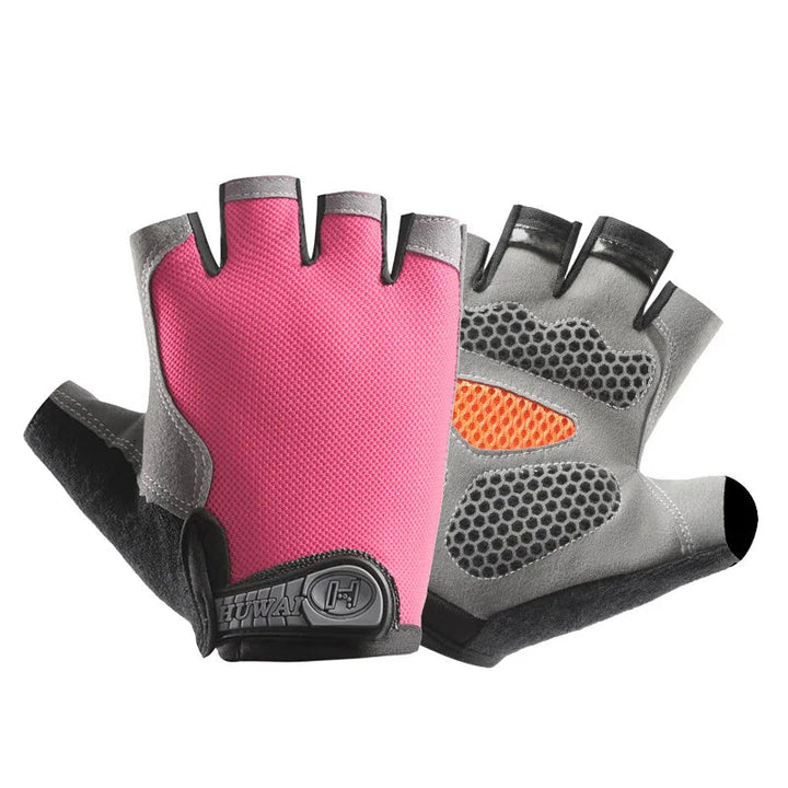 Guanti traspiranti antiscivolo a mezze dita – Guanti da fitness e ciclismo per allenamenti estivi 9