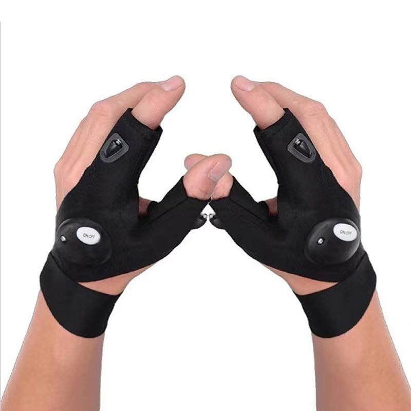 Guanto con torcia a LED per esterni, accessori per campeggio e pesca, regali per uomini, papà, marito e lui 4