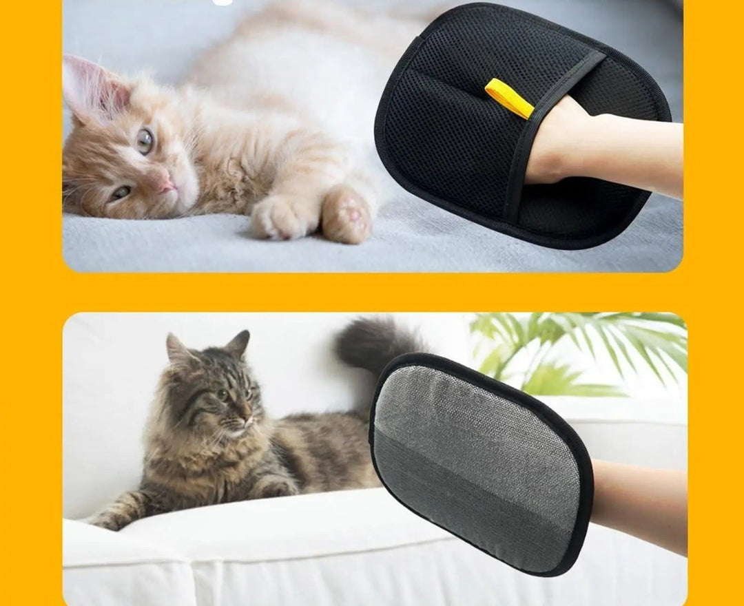 Guanto per la toelettatura degli animali domestici Celery Double-Sided – Guanto riutilizzabile per la toelettatura di cani e gatti, efficace su pelliccia, vestiti e mobili 1