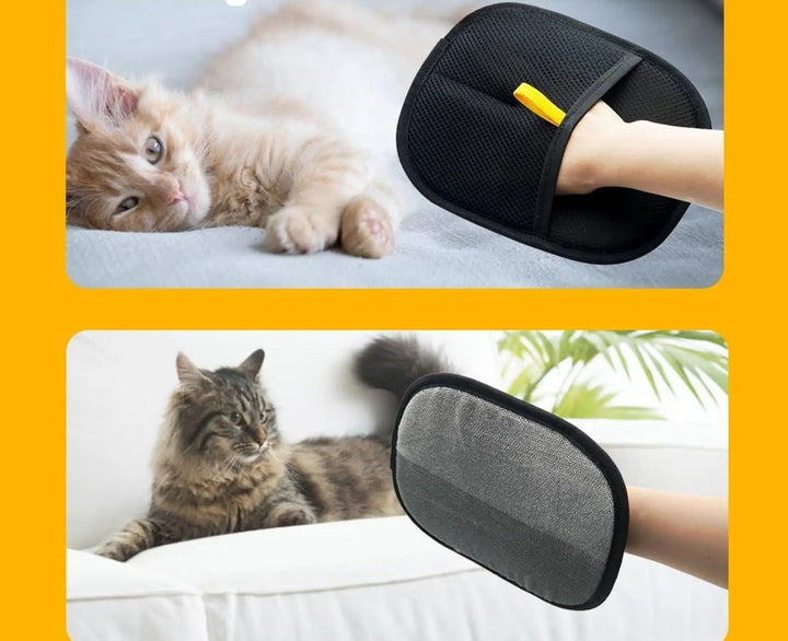 Guanto per la toelettatura degli animali domestici Celery Double-Sided – Guanto riutilizzabile per la toelettatura di cani e gatti, efficace su pelliccia, vestiti e mobili 1