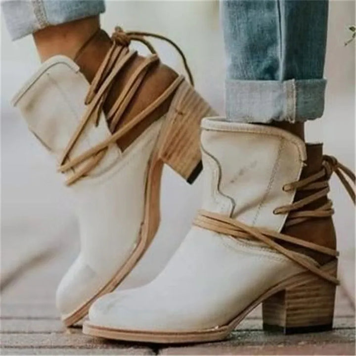 Stivali Western Uomo in Pelle Vintage Classici