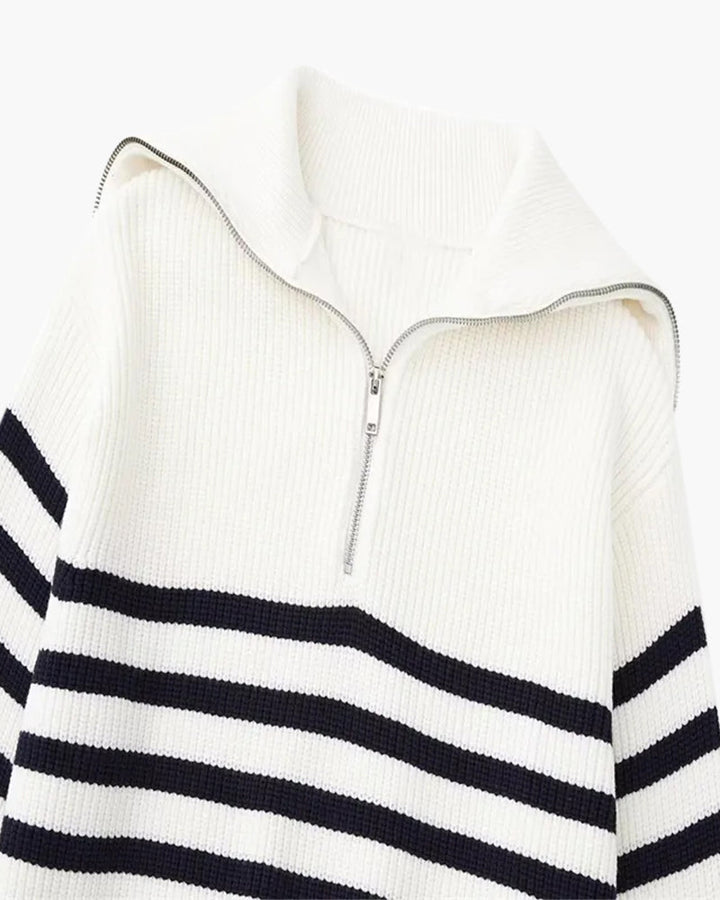 Maglione Uomo in Maglia con Zip Comfort Casual