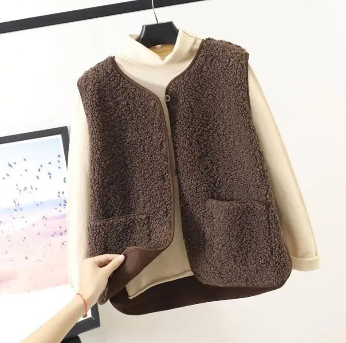 Gilet Donna in Pile Caldo Vestibilità Regular - Vesarelli